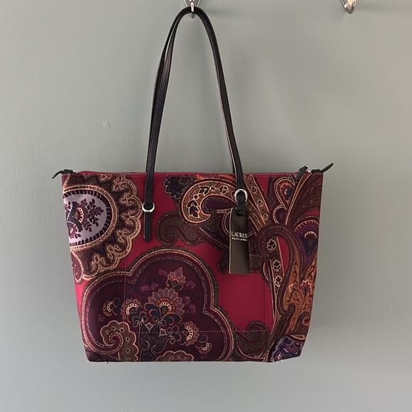 💜Designer 3pc NWT Ralph Lauren Tote & Marc Jacobs Bracelet + Vera Bradley Wallet - Picture 4 of 12